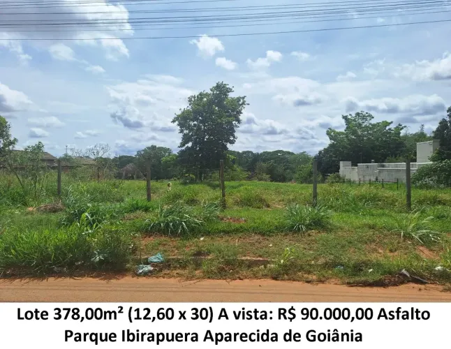 Leia a descrição: Lote 378,00m² (Asfalto) Parque Ibirapuera