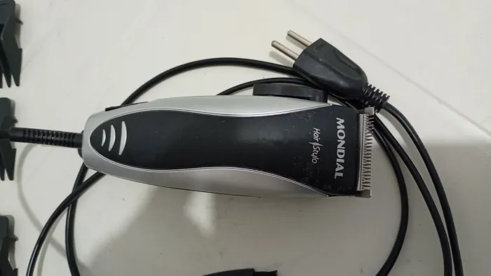 Máquina de Cortar Cabelo Mondial Hair Stylo - CR-02 4 Níveis de Altura