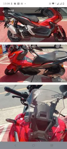 HONDA ADV 150 - VERMELHA - ÚNICO DONO<br>