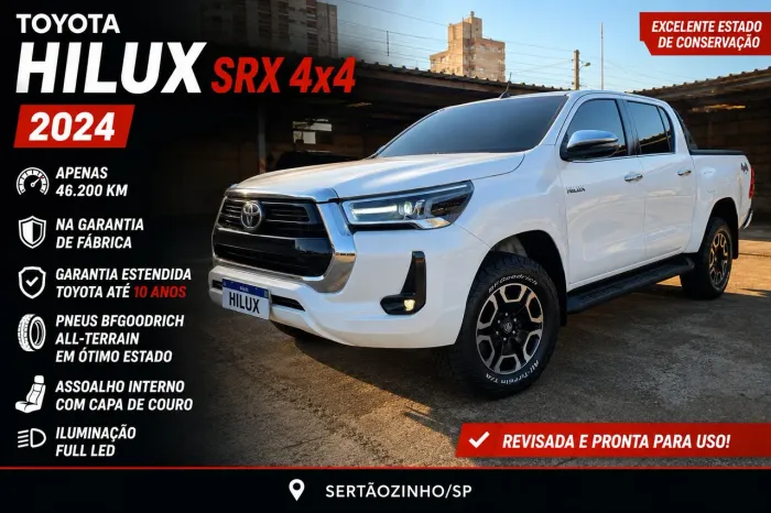 Toyota Hilux CD SRX 4X4 2.8 TDI 16V Diesel Aut. 2024