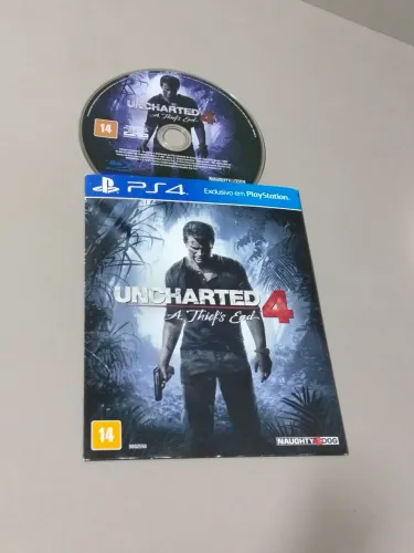 Uncharted 4 midia fisica