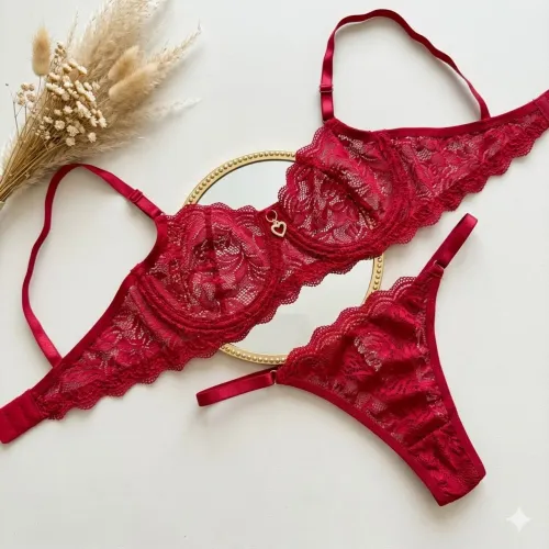 Lingerie vermelha