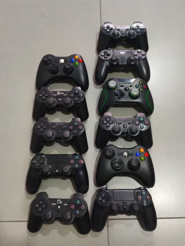 LOTE CONTROLES PARA VIDEO GAME NO ESTADO SEM TESTE