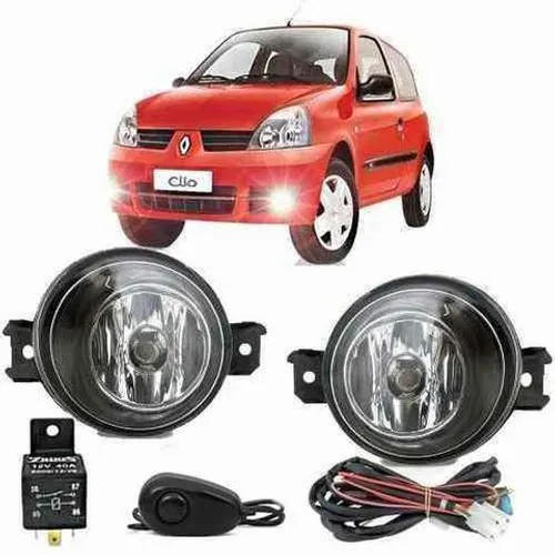 Kit Farol De Milha Neblina Clio 03 a 12