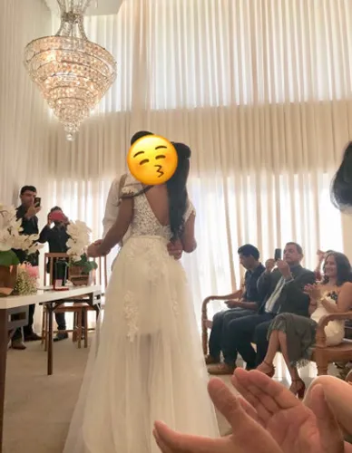 Vestido de casamento civil