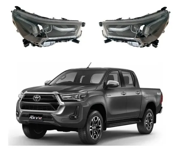 Par Faróis Toyota Hilux Srx 2021 Sr Srv