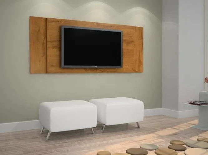 Promoção! Painel Jaspe Até 42 Polegadas Marrom Frete Grátis