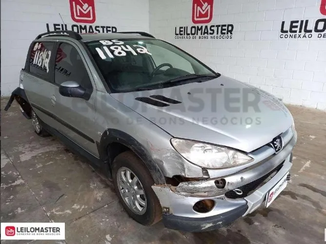 Sucata de 206 SW 1.6 Flex 2006 p/ Retirada de Peças