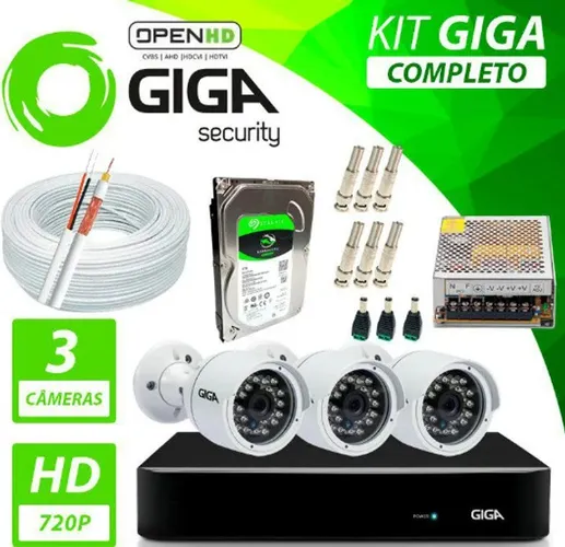 kit cameras de segurança garantia de 1 ano.