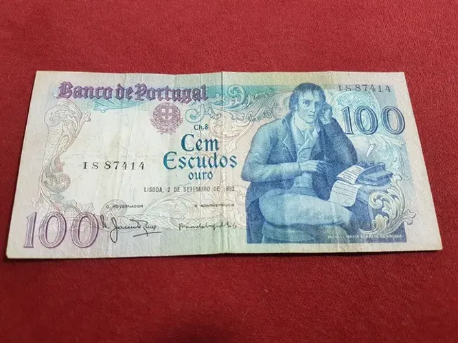 Nota de 100 Escudos de Portugal 1980