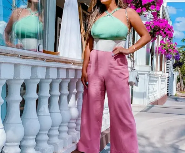 Macacão Karina Rabelo linho n°40    R$220