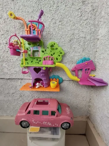 Árvore e Limosine da Polly Pocket