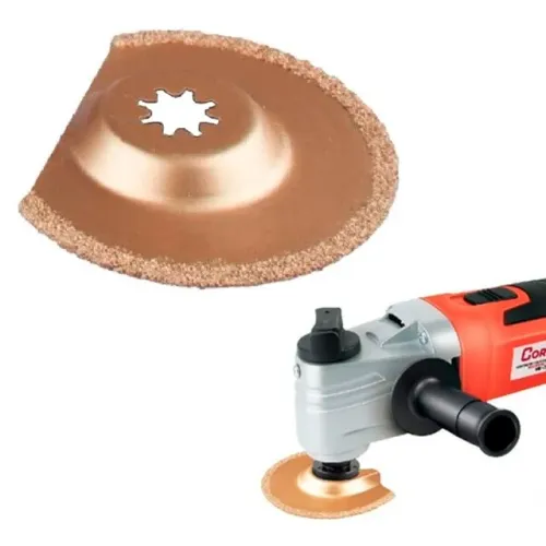 Lâmina para Multi Ferramenta Semicírculo com Tungstênio 65mm para Remoção de Rejunte MF 30