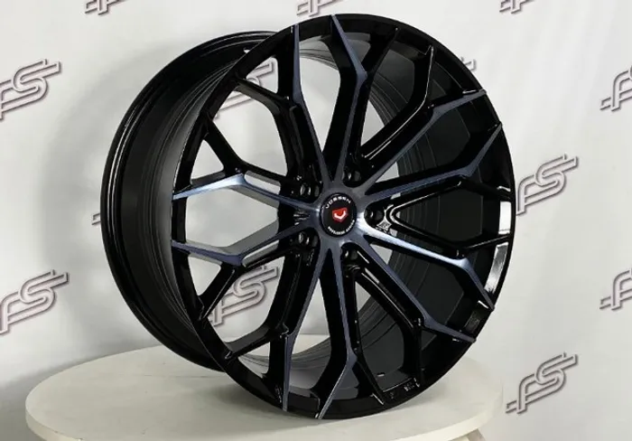 Jogo De Rodas Top Classic Mod: Vossen Preto Brilhante 5x112 - 19x8,5 e 19x9,5