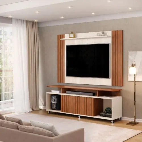 sala rack bancada painel