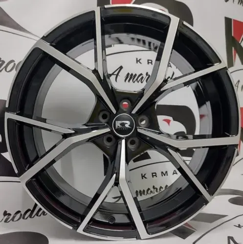 Roda aro 17 Krmai Volkswagen Golf preta com diamantado jogo novo