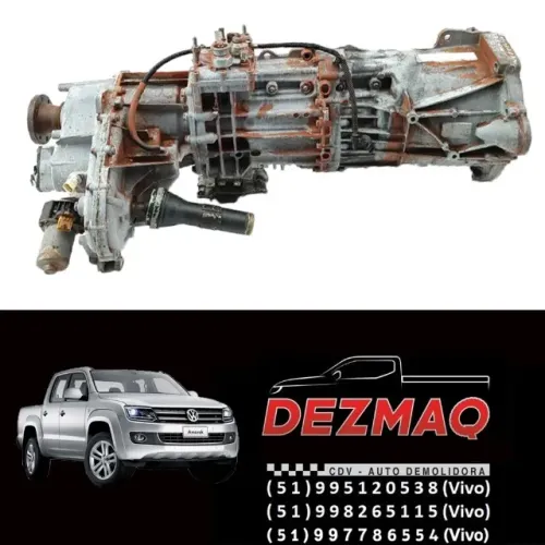 Caixa Câmbio Com Tração Vw Amarok 2010/2022 Caixa de Cambio e Caixa de Tração Original