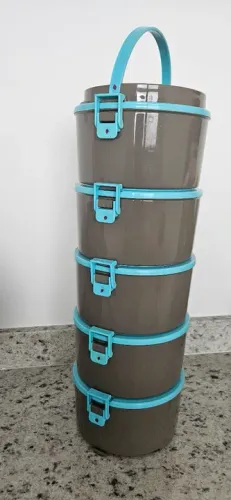 Marmitas termopratica conjunto 5 unidades