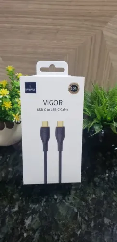 VIGOR CABO 100W TIPO-C X TIPO-C COMP 120 CM MAT: SILiCONE WIWU - WI-C018