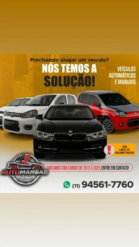Locação/Aluguel de Veículos para App