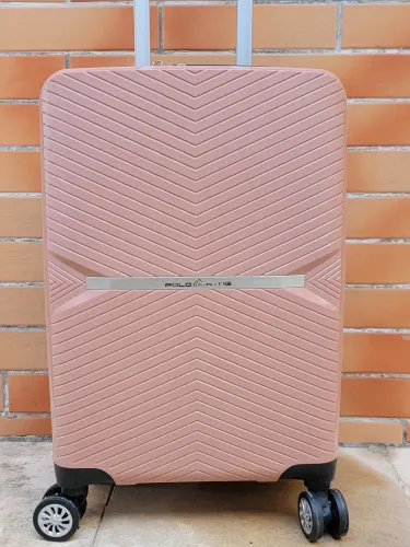 Mala bordo 10kgs Rosé em Polipropileno / material que não quebra / padrão Anac