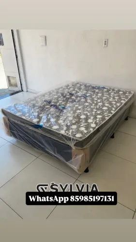 CAMA BOX CASAL (COLCHÃO 12CM) PROMOÇÃO