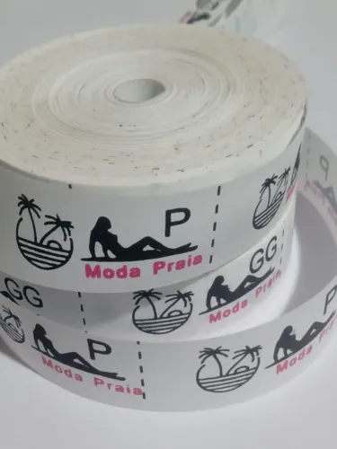 etiquetas de composição personalizada Naylon