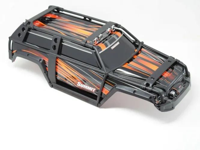 Bolha Original Traxxas P/ Automodelo Rc Summit 1/10 Laranja - Zerada!