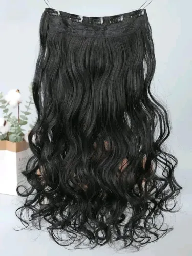 Extensão de Cabelo Ondulado Preto