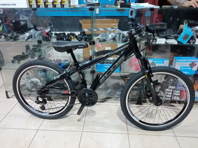 Bicicleta Aro 24 alumínio 21v (nova) freio a disco 