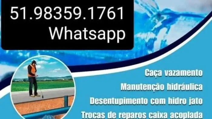 Caça Vazamentos e Desentupidora Porto Alegre e Regiões Metropolitanas