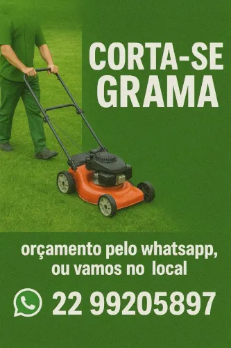 Corta se grama e limpeza em geral apartir de 90 reais chama