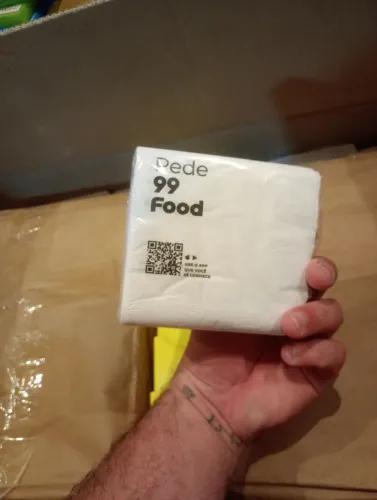 Embalagem delivery Kraft tamanho G