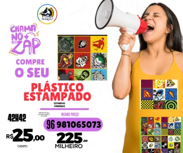 PLASTICO ESTAMPADO 25,00 CENTO