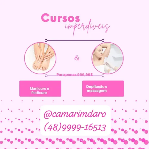 Cursos na área da beleza 