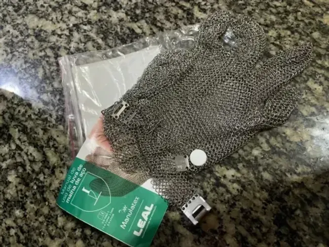 LUVA AÇO PRA AÇOUGUEIRO  nova