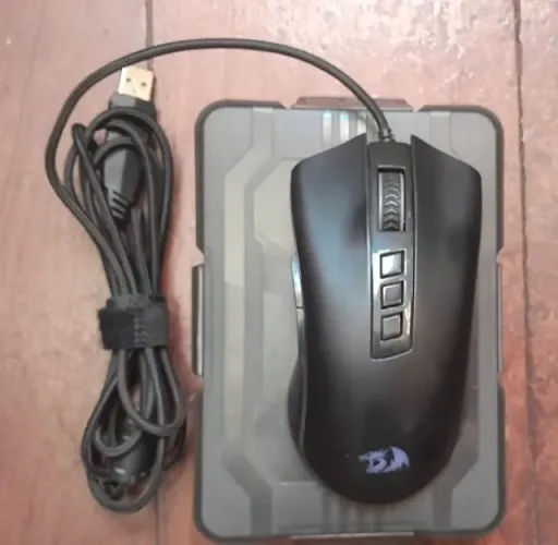 Mouse Gamer Redragon Cobra, Chroma RGB, 10000DPI, 7 Botões, Preto - M711 V2