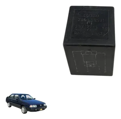Rele Temporizador Limpador Parabrisa Vw Gol Santana 1995 05