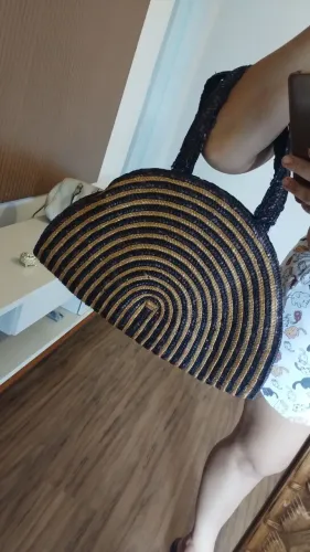 Bolsa de Praia em Palha