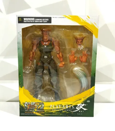 Capcom Play Arts Kai Super Street Fighter Iv Guile Original 