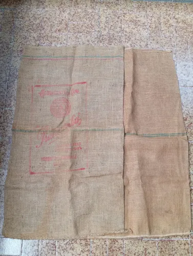 Sacos de juta decorativos vintage