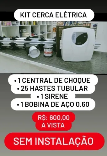 Kit cerca elétrica 