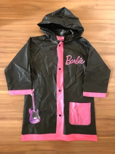 Capa de Chuva Barbie Original tam 4 anos