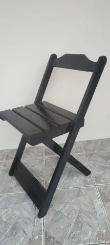 Cadeira Dobrável de Madeira móveis novos com garantia