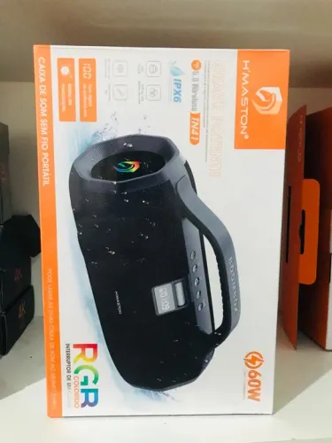 Caixa de Som Bluetooth H'MASTON Grave Potente TN41 - 60W - Impermeável