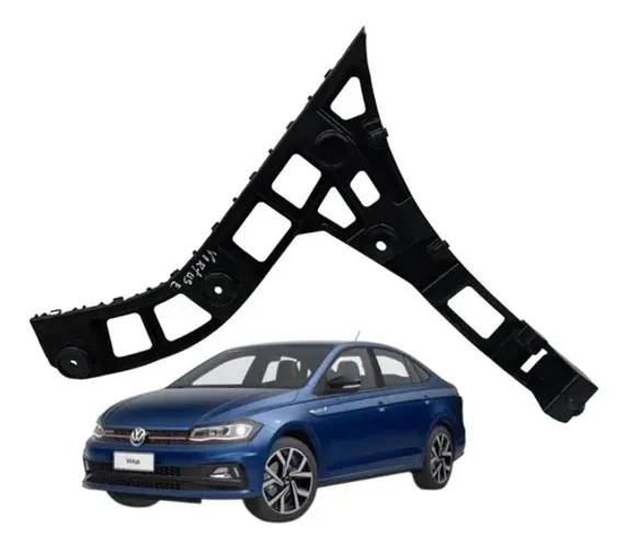 Guia Parachoque Traseiro Direito Volkswagen Virtus 1.6 2019