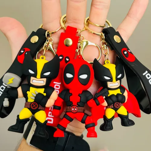 Chaveiros Deadpool e Wolverine