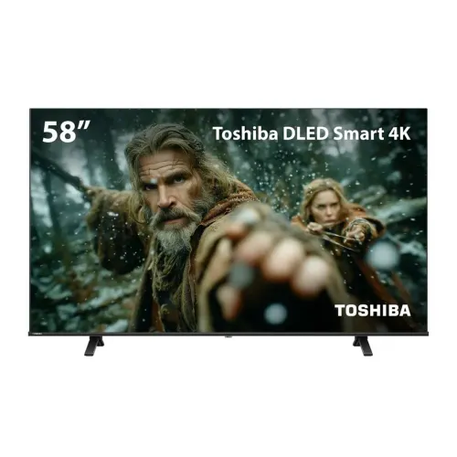 Smart TV DLED 58" 4K Toshiba 58C350NS VIDAA 3 HDMI 2 USB Wi-Fi - TB031M