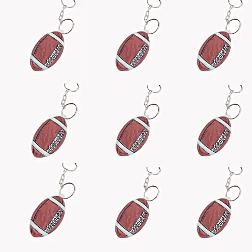 Kit com 10 Chaveiros de Futebol Americano 