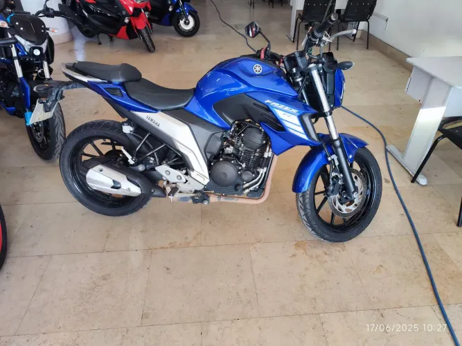 YAMAHA FZ 25 AZUL 2023 SHALON MOTOS 